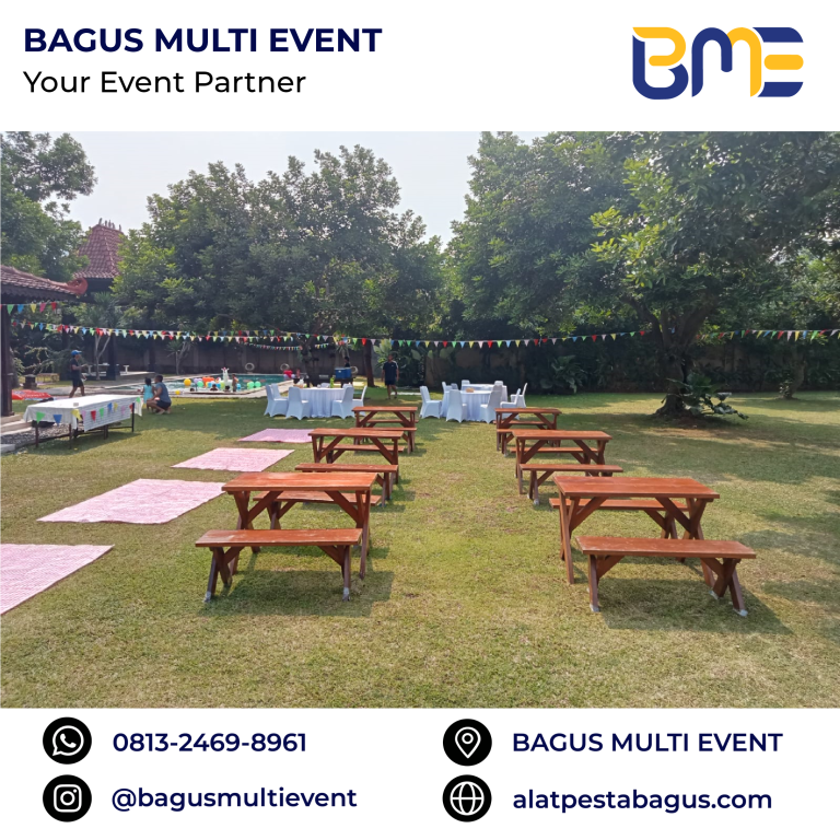 sewa meja taman kecil jakarta bagus multi event