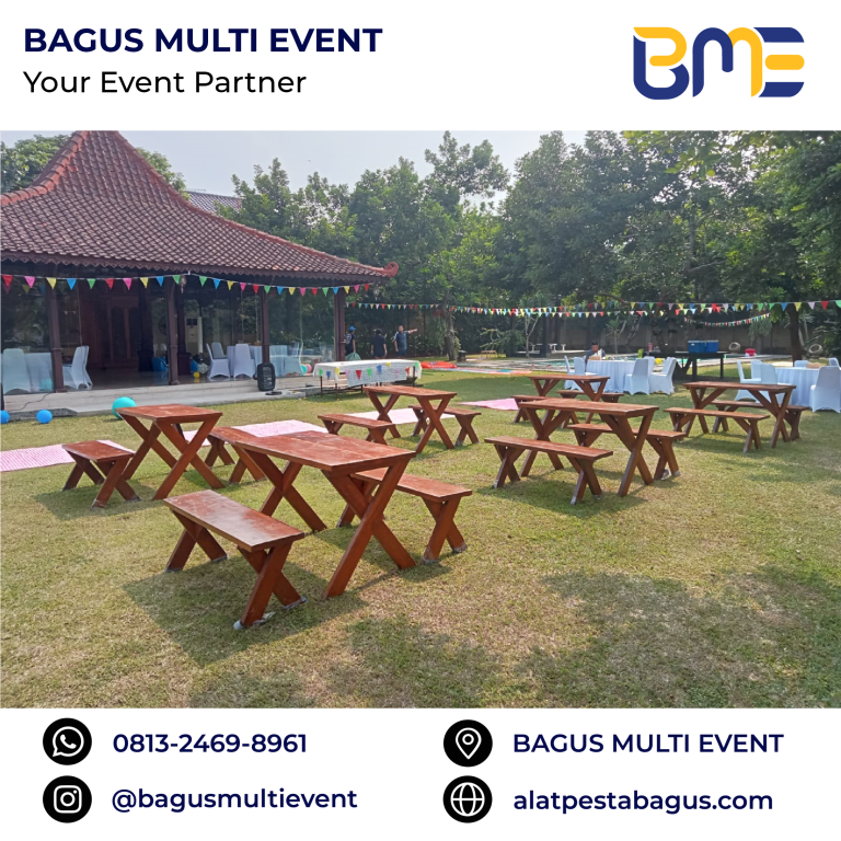 sewa meja taman kecil jakarta bagus multi event