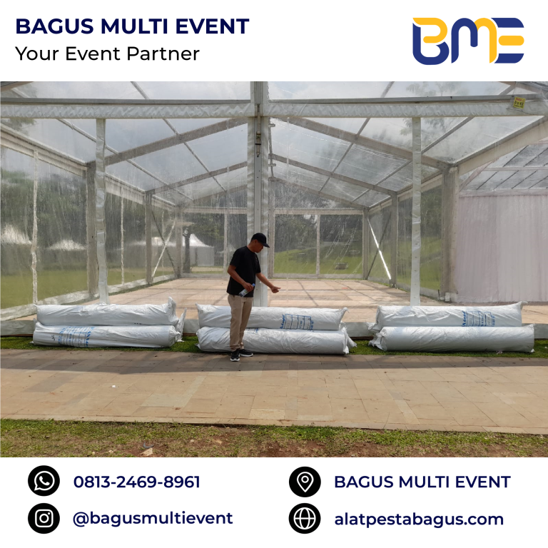 sewa tenda roder transparan jakarta bagus multi event