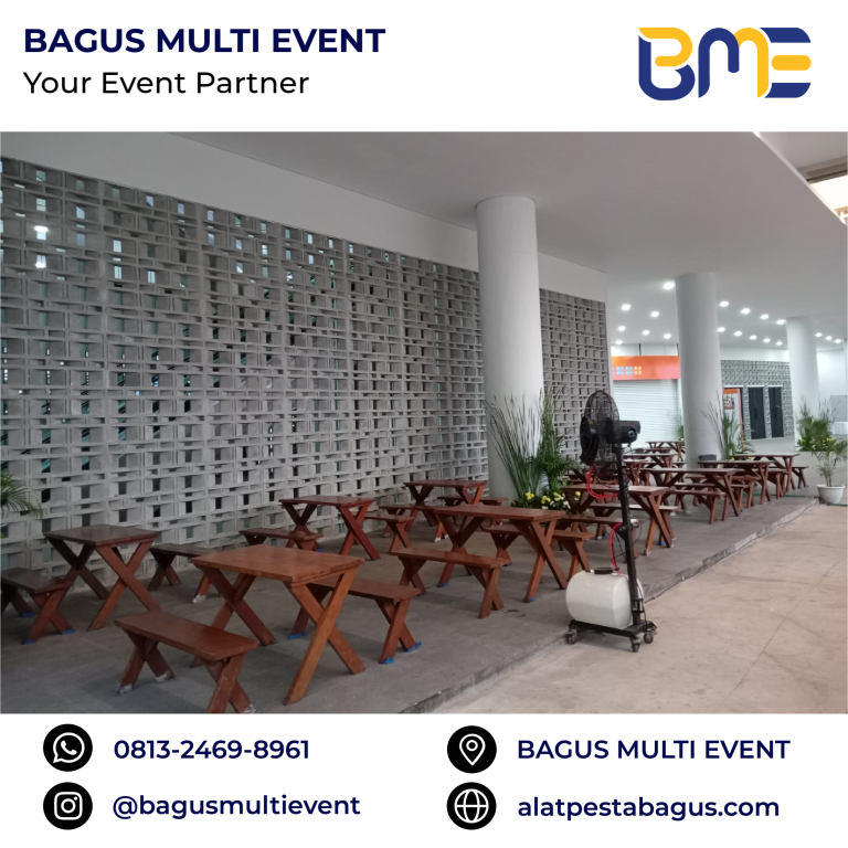 sewa meja taman kecil jakarta bagus multi event
