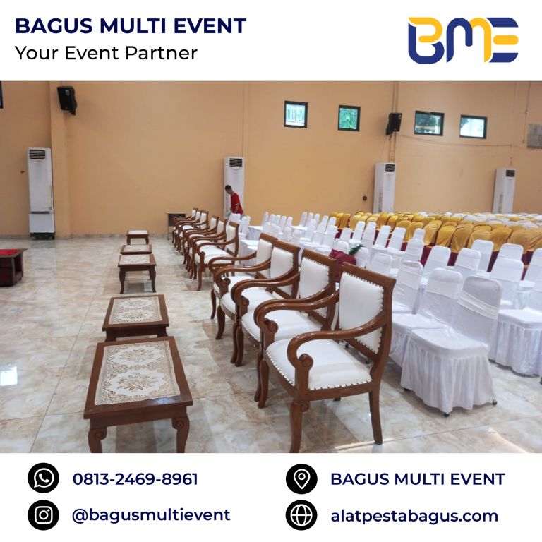 sewa meja vip kayu dan taplak jakarta bagus multi event