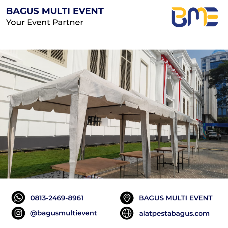 sewa tenda 2 x 2 meter & 3 x 3 meter jakarta bagus multi event