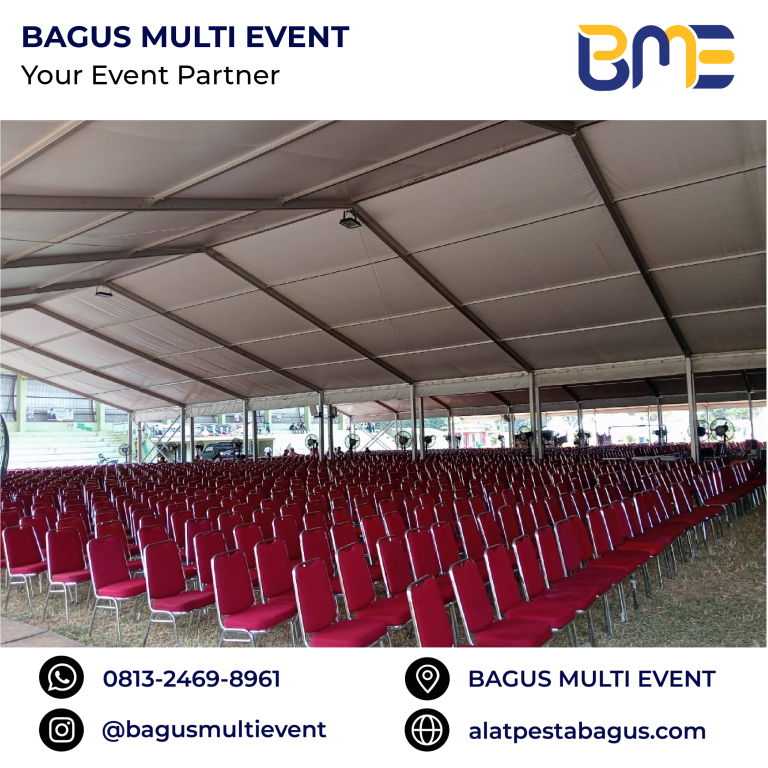 sewa tenda roder bentangan 10 meter 15 meter jakarta bagus multi event