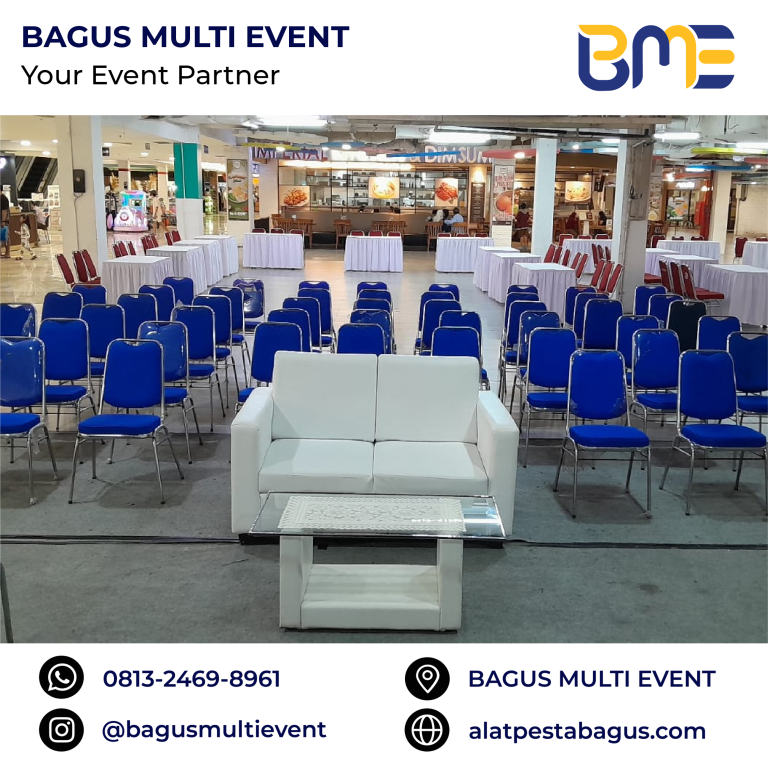 sewa meja vip kaca hitam dan putih + taplak jakarta bagus multi event