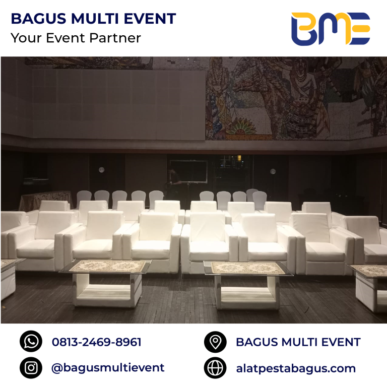 sewa meja vip kaca hitam dan putih + taplak jakarta bagus multi event