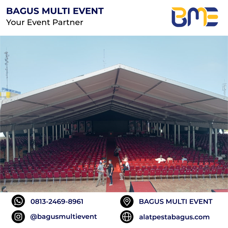 sewa tenda roder bentangan 10 meter 15 meter jakarta bagus multi event
