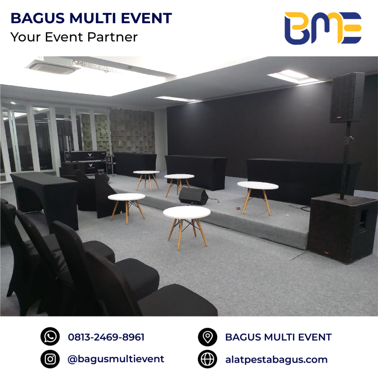 sewa meja coffee table bulat putih d90 cm jakarta bagus multi event