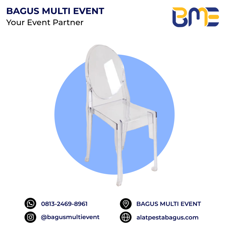 sewa alat pesta kursi rafles akrilik jakarta bagus multi event