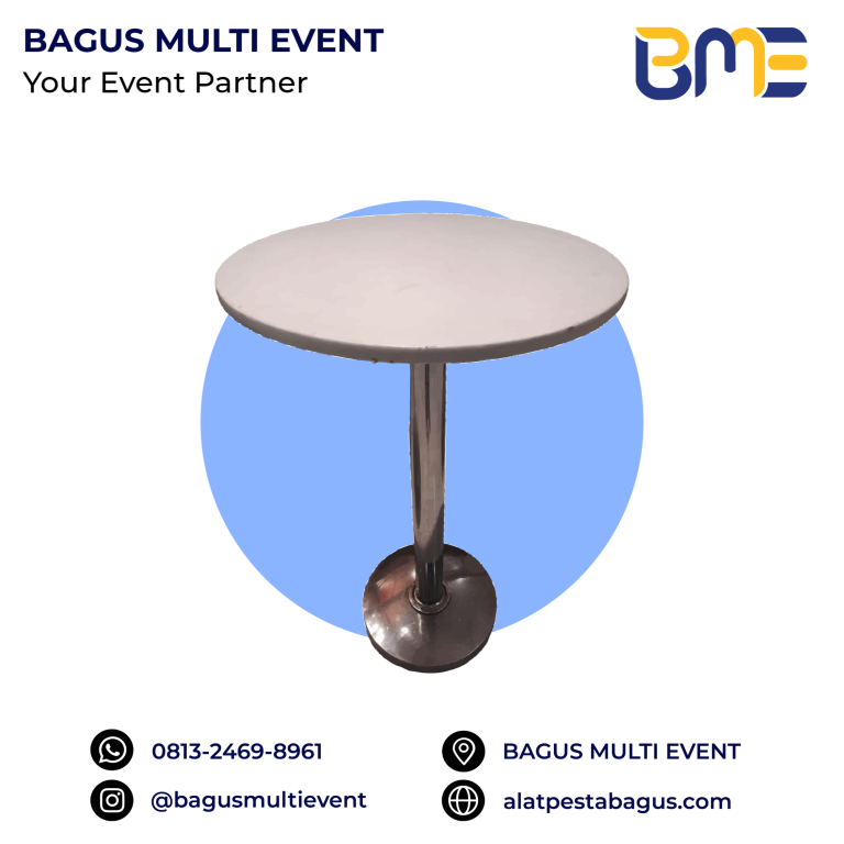 sewa meja barstool kulit putih & hitam jakarta bagus multi event