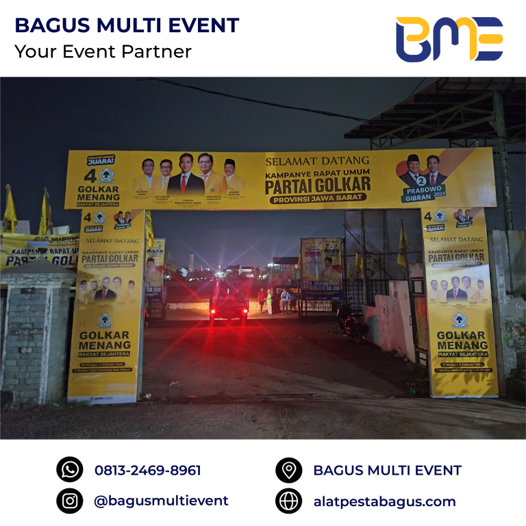 sewa gate custom jakarta bagus multi event