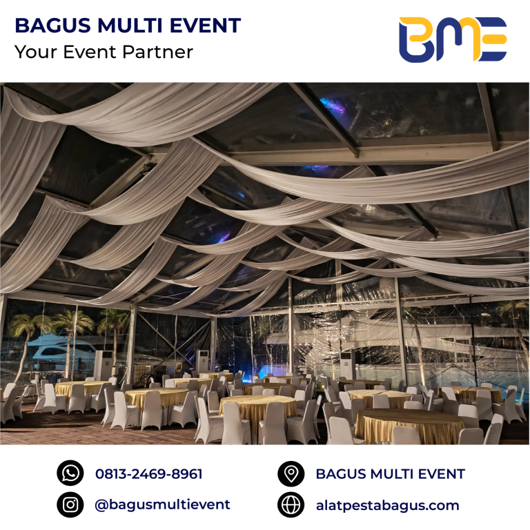 sewa tenda roder transparan jakarta bagus multi event