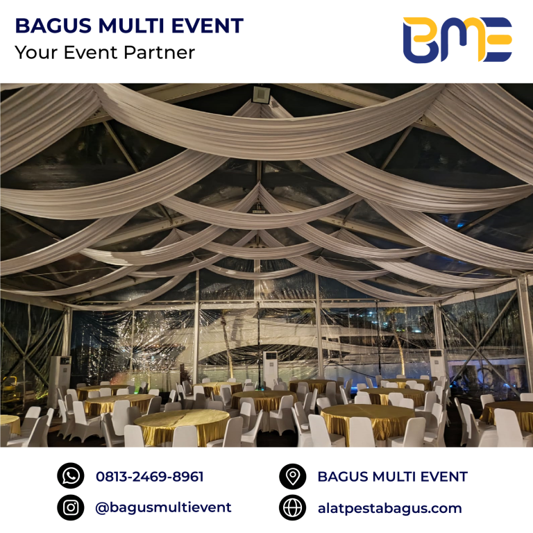 sewa tenda roder transparan jakarta bagus multi event