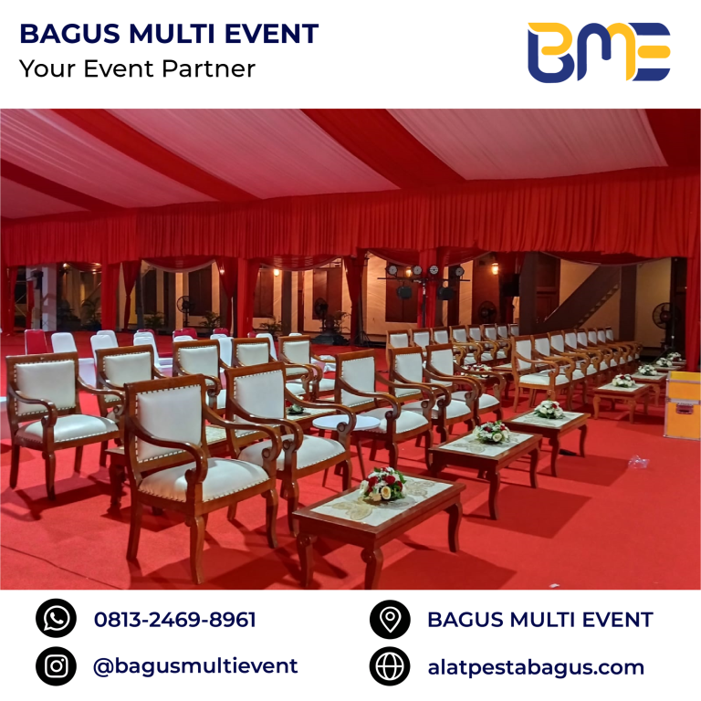 sewa meja vip kayu dan taplak jakarta bagus multi event