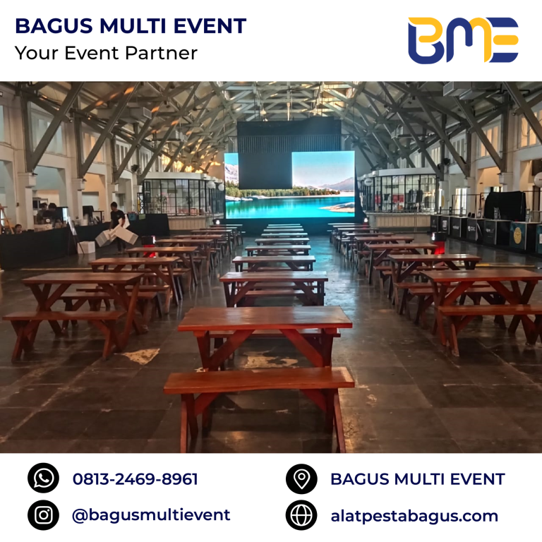sewa meja kursi taman 2 in 1 jakarta bagus multi event