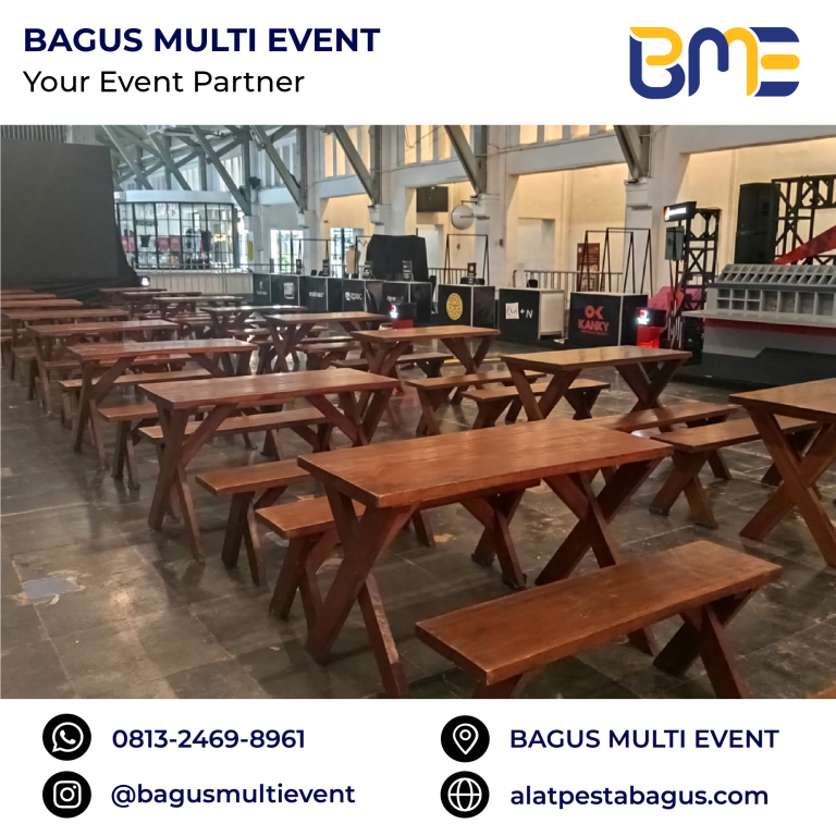 sewa meja taman besar jakarta bagus multi event