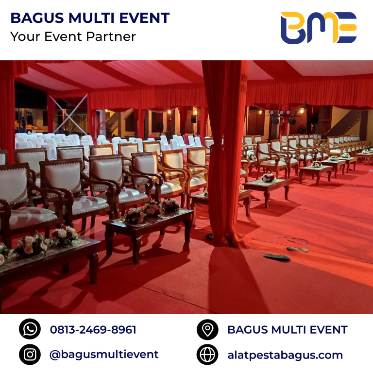 sewa meja vip kayu dan taplak jakarta bagus multi event