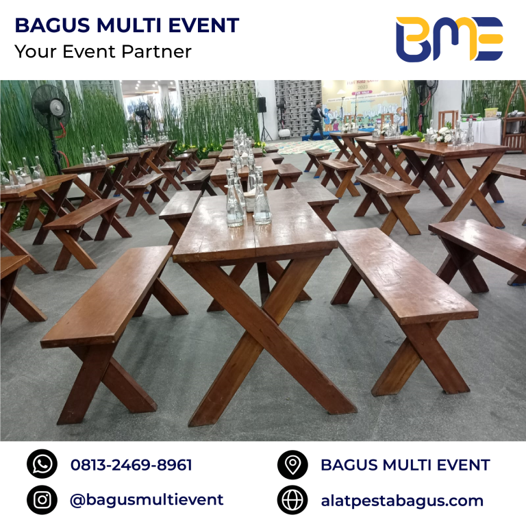 sewa meja taman besar jakarta bagus multi event