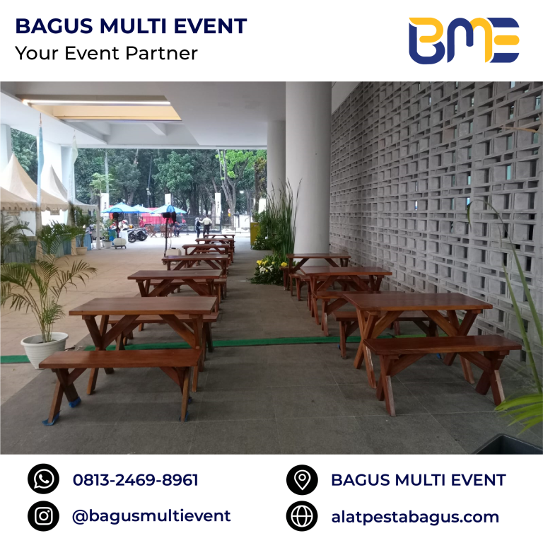 sewa meja taman besar jakarta bagus multi event