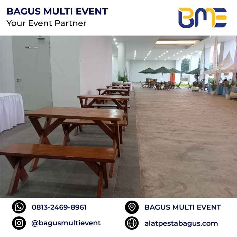sewa meja taman besar jakarta bagus multi event