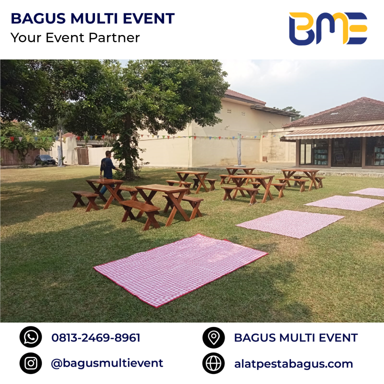 sewa meja taman besar jakarta bagus multi event