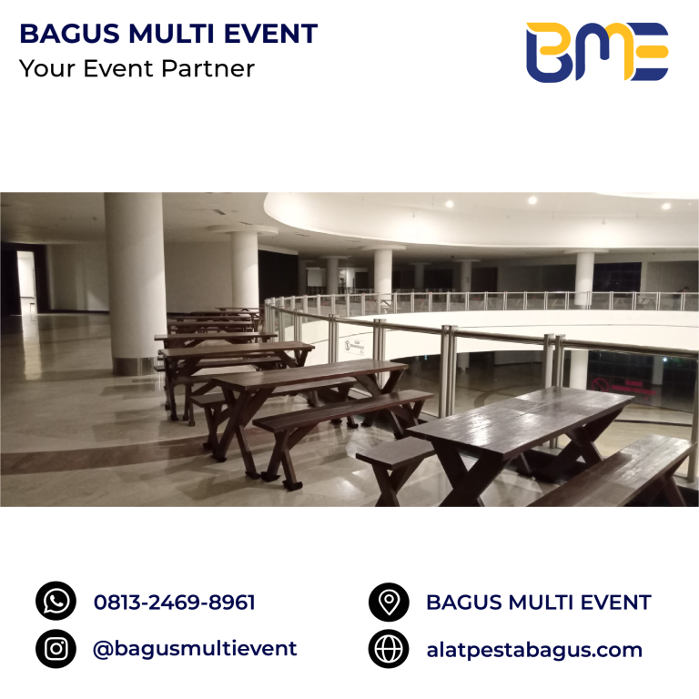 sewa meja kursi taman 2 in 1 jakarta bagus multi event