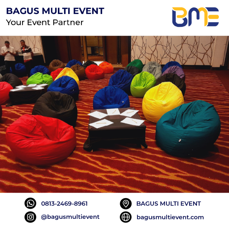 sewa bean bag jakarta bagus multi event