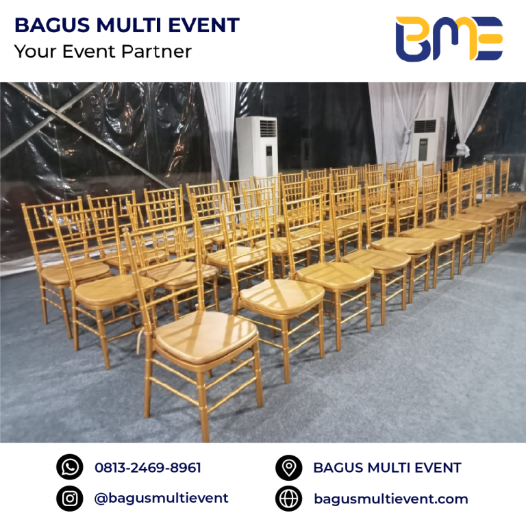 sewa kursi tiffany gold jakarta bagus multi event