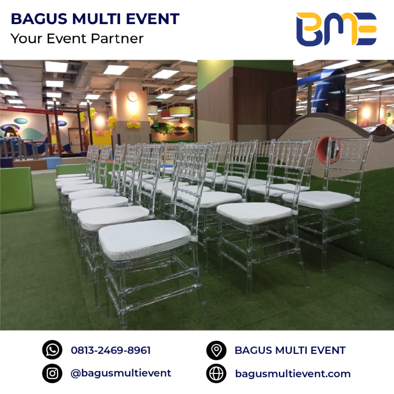 sewa kursi tiffany akrilik jakarta bagus multi event