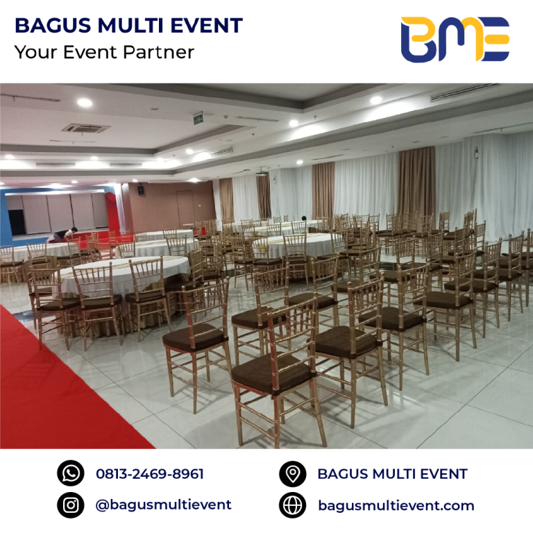 sewa kursi tiffany gold jakarta bagus multi event